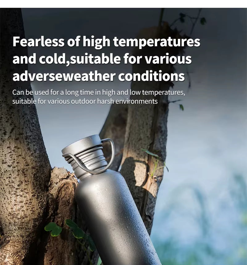 Titanium Water Bottle - 500ml, 600ml, & 750ml