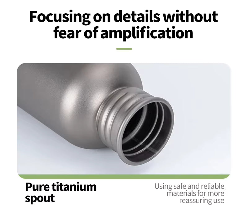 Titanium Water Bottle - 500ml, 600ml, & 750ml