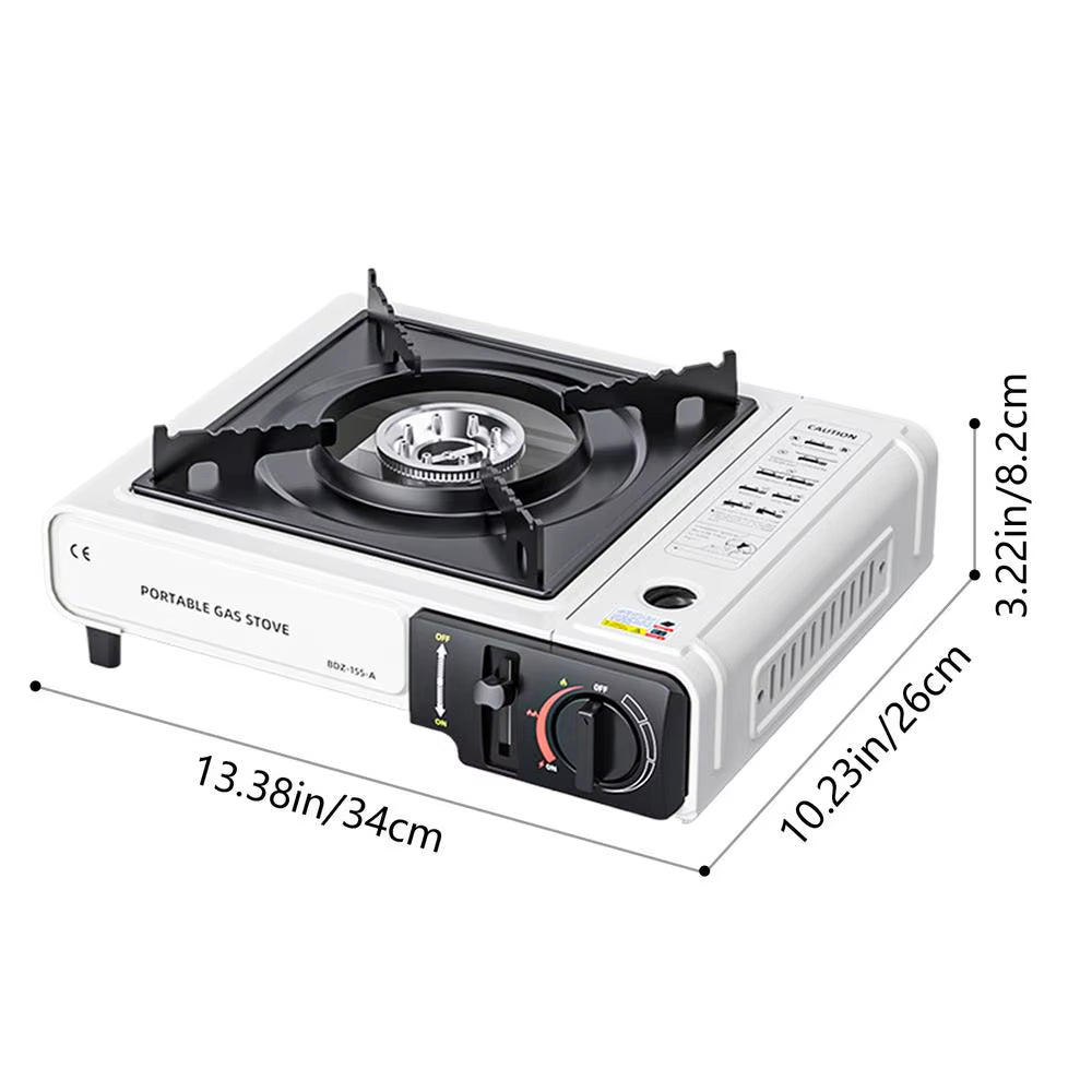 High-Performance Portable Cassette Stove for Camping with Windproof Design and Precision Heat Control