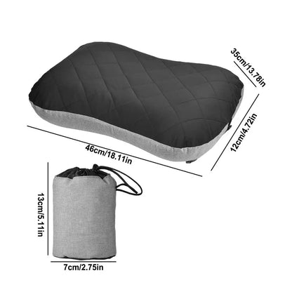 Ultralight Portable Inflatable Camping Pillow - TPU Travel Air Pillow for Outdoor Napping