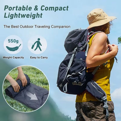 WESTTUNE Ultralight Inflatable Camping Sleeping Pad - Portable Outdoor Air Mattress for Travel and Hiking