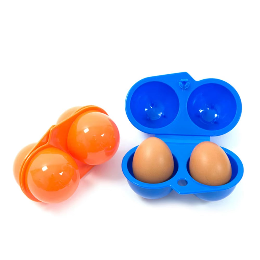 Portable Outdoor Camping Tableware and Egg Storage Container for Picnics and BBQs