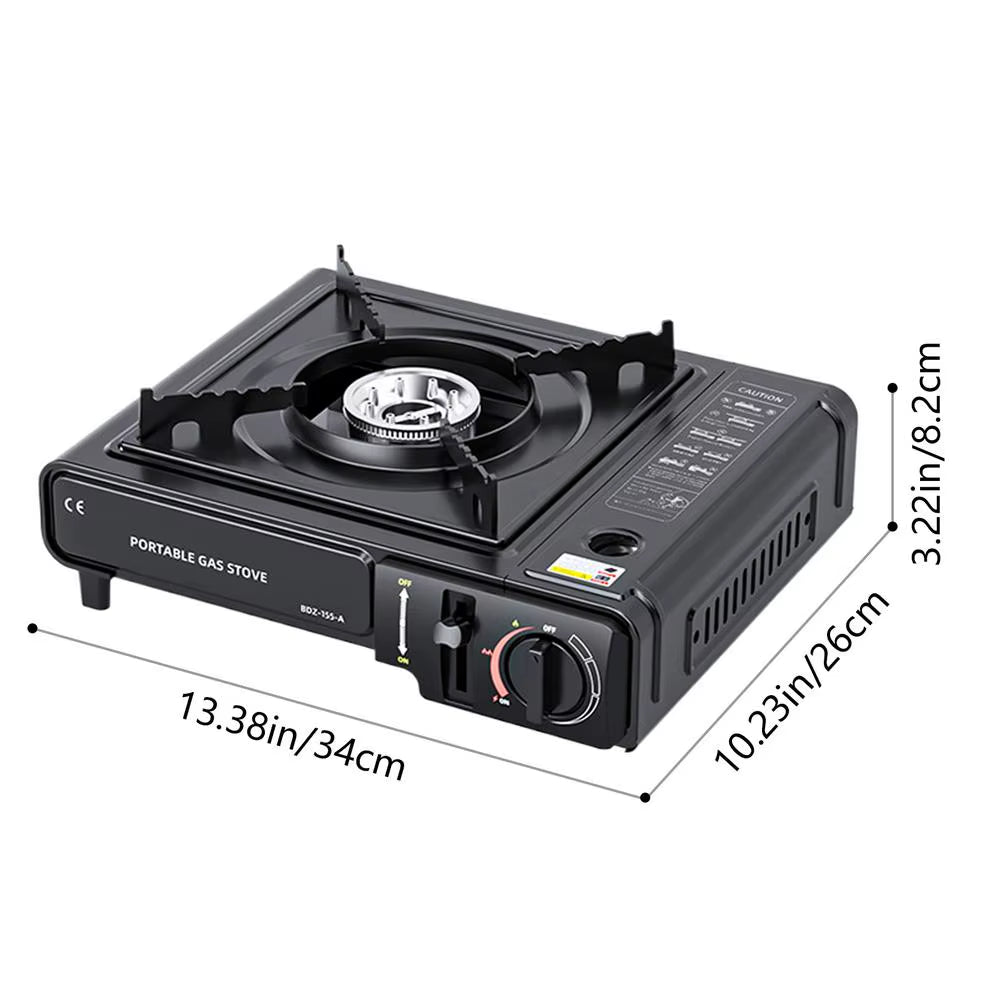 High-Performance Portable Cassette Stove for Camping with Windproof Design and Precision Heat Control