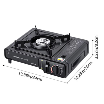High-Performance Portable Cassette Stove for Camping with Windproof Design and Precision Heat Control