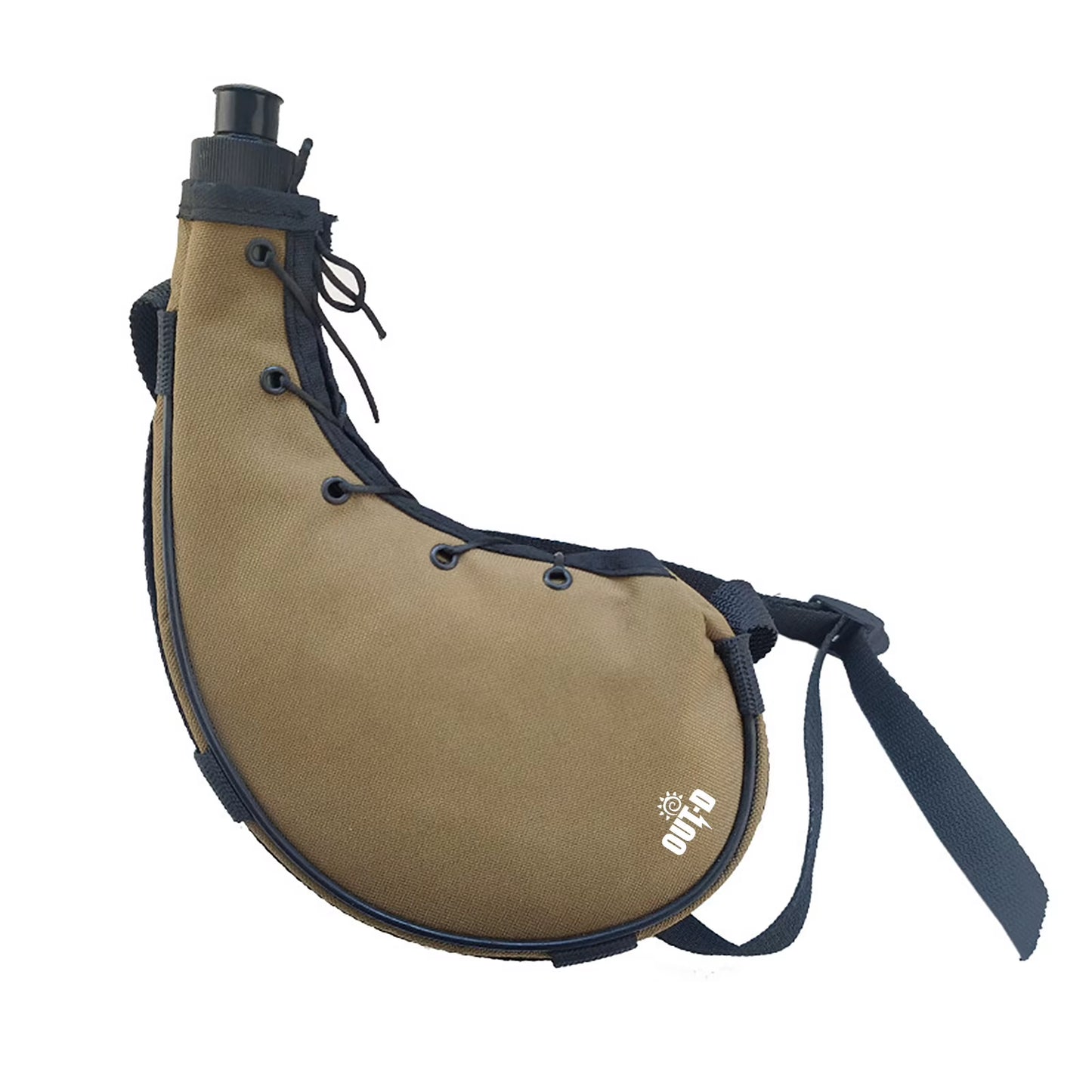 800ml Outdoor Water Bottle with Shoulder Strap - Ideal for Hiking, Backpacking, and Camping - 2024 Edition