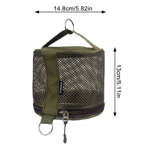 Portable Outdoor Camping Tissue Holder with Hook - Hanging Napkin and Paper Roll Storage Solution