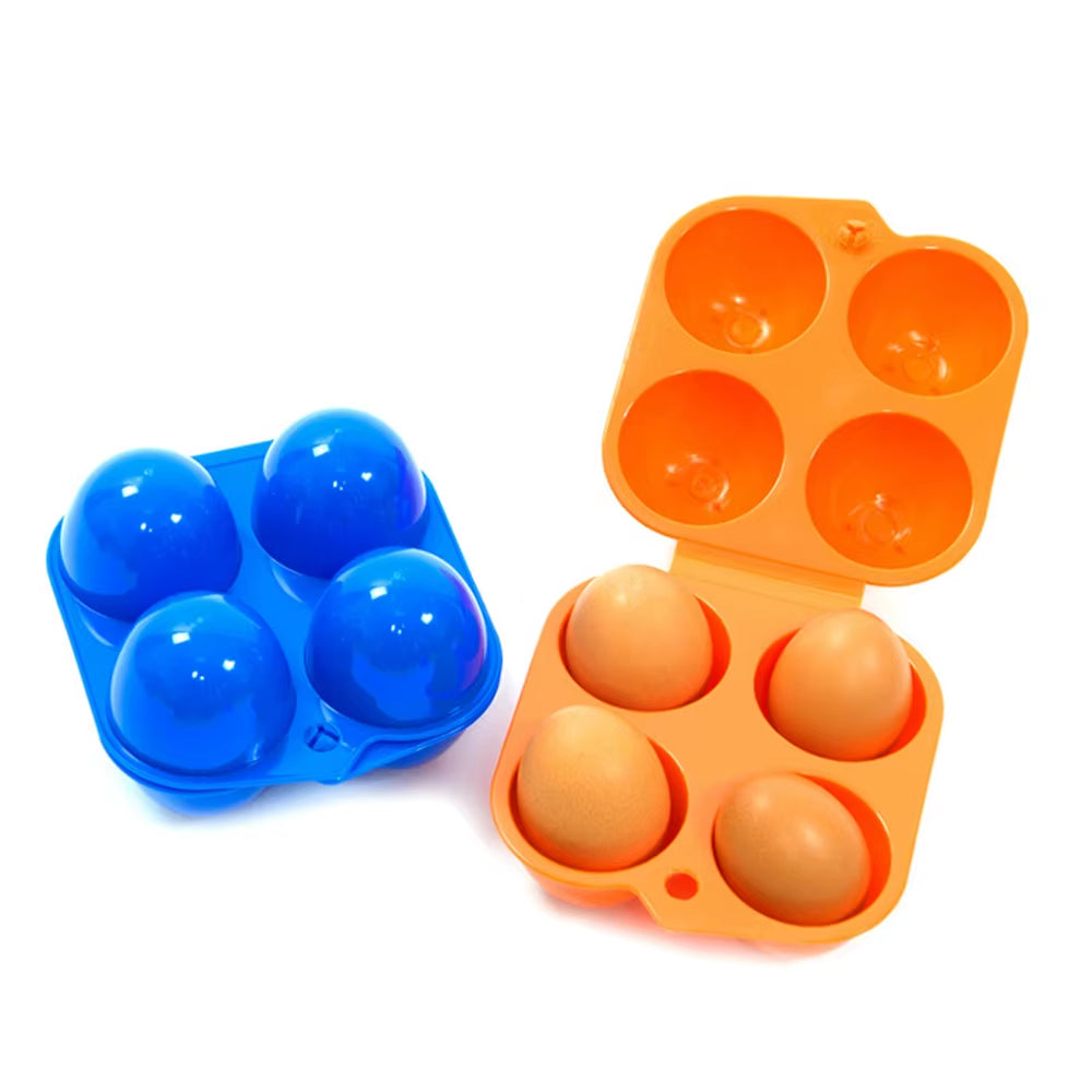 Portable Outdoor Camping Tableware and Egg Storage Container for Picnics and BBQs