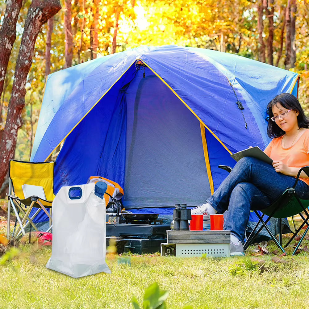 5/15L Portable Collapsible Water Container - Ideal for Outdoor Travel and Camping
