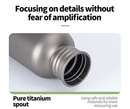 Titanium Water Bottle - 500ml, 600ml, & 750ml