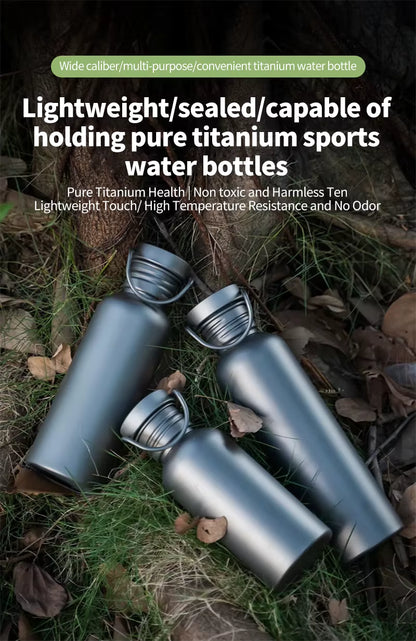 Titanium Water Bottle - 500ml, 600ml, & 750ml