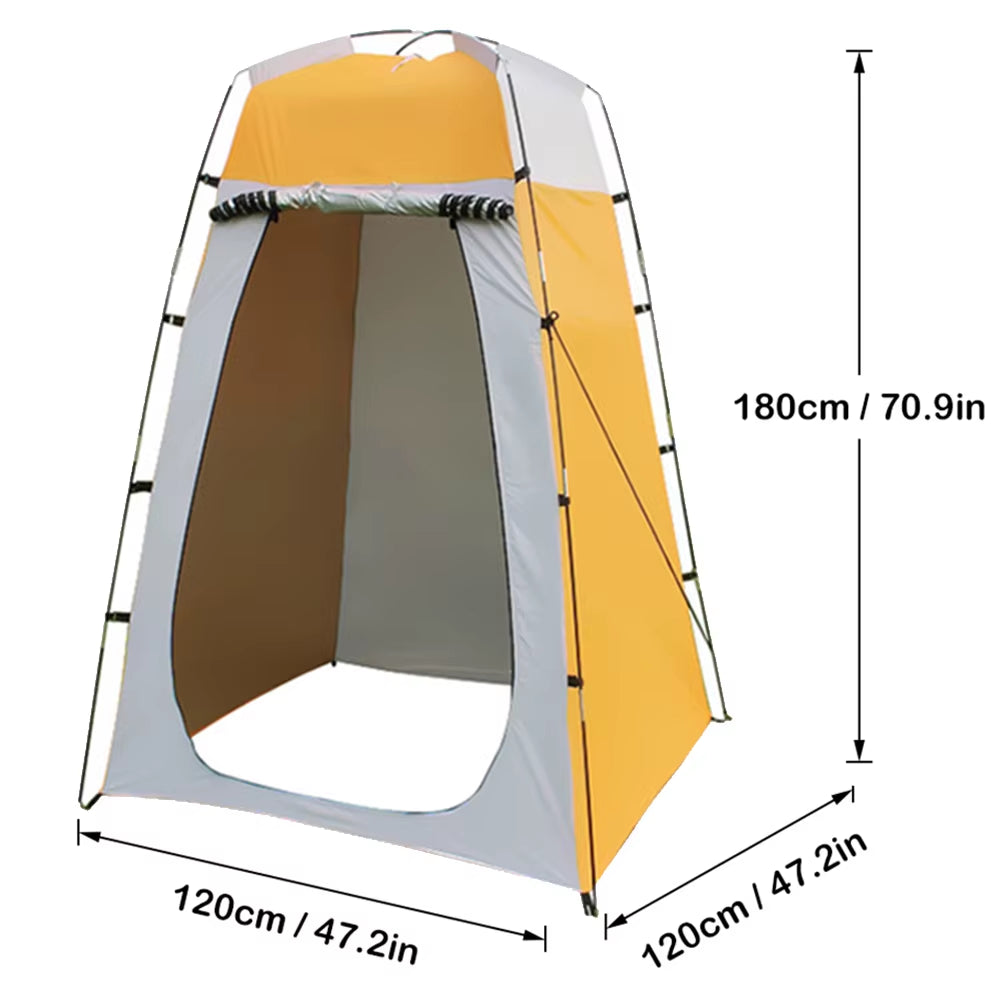 6FT Privacy Camping Shower Tent - Portable Changing Room for Outdoor Activities