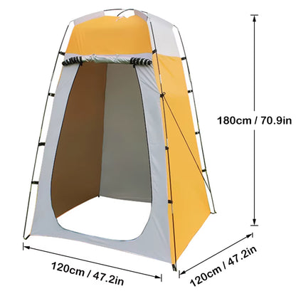 6FT Privacy Camping Shower Tent - Portable Changing Room for Outdoor Activities