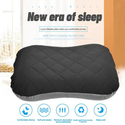 Ultralight Portable Inflatable Camping Pillow - TPU Travel Air Pillow for Outdoor Napping