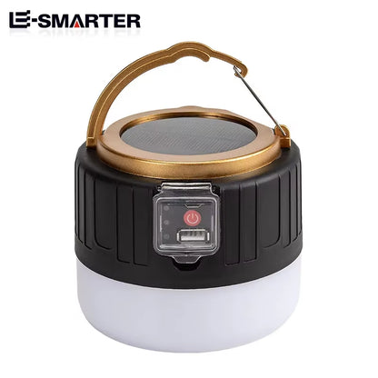 Professional Outdoor Solar LED Camping Lanterns - USB Rechargeable Portable Emergency Lights for Fishing, Barbecue, and Camping Activities