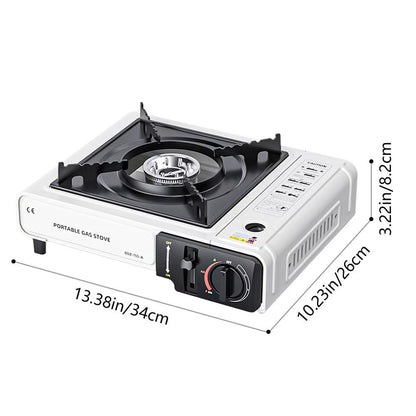 High-Performance Portable Cassette Stove for Camping with Windproof Design and Precision Heat Control