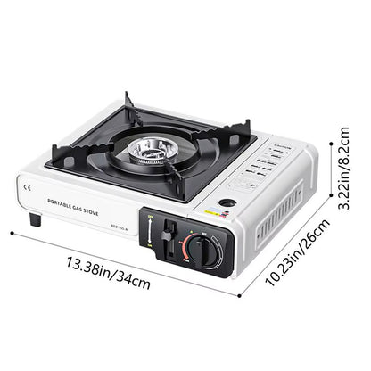 High-Performance Portable Cassette Stove for Camping with Windproof Design and Precision Heat Control