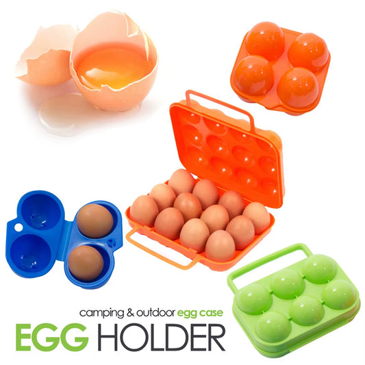 Portable Outdoor Camping Tableware and Egg Storage Container for Picnics and BBQs