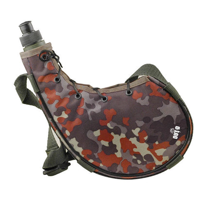 800ml Outdoor Water Bottle with Shoulder Strap - Ideal for Hiking, Backpacking, and Camping - 2024 Edition